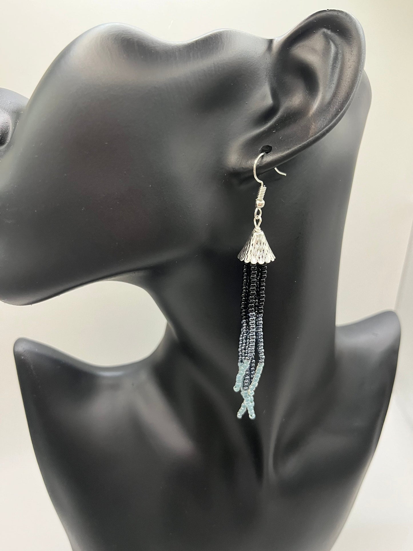 Beaded Chandelier Earrings