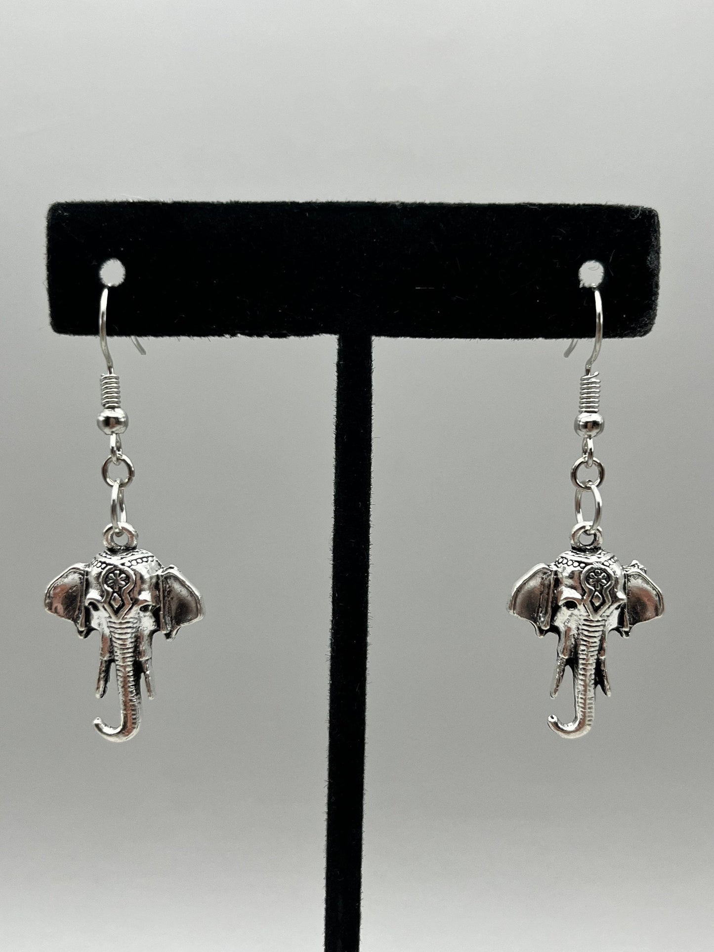 Elephant Face Earrings