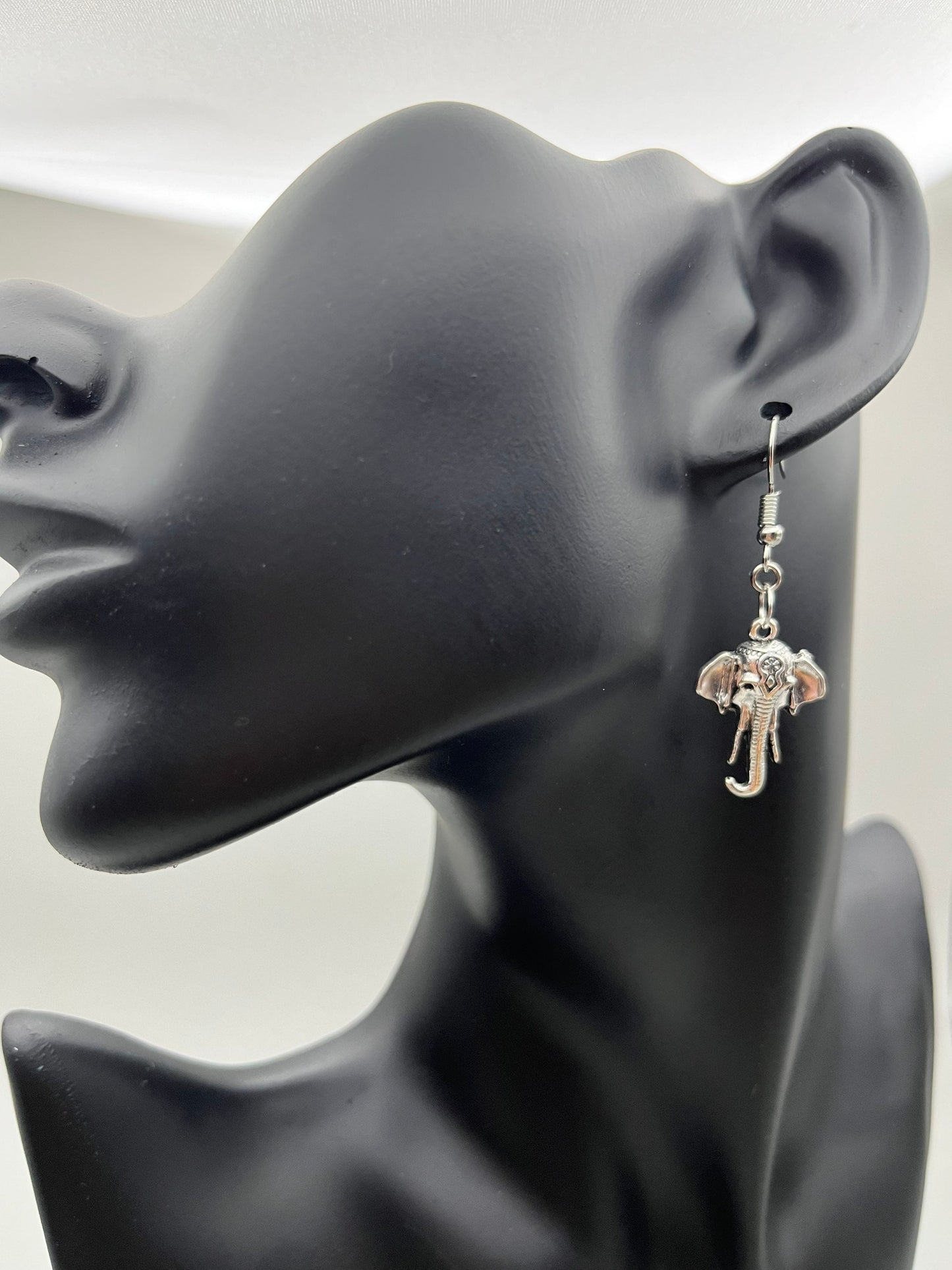 Elephant Face Earrings