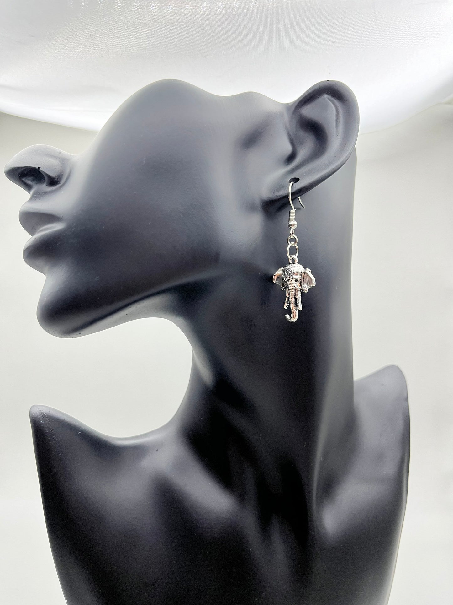 Elephant Face Earrings