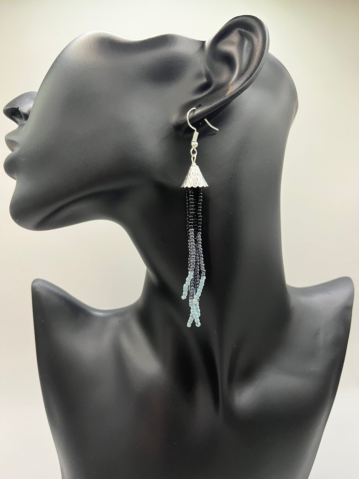 Beaded Chandelier Earrings