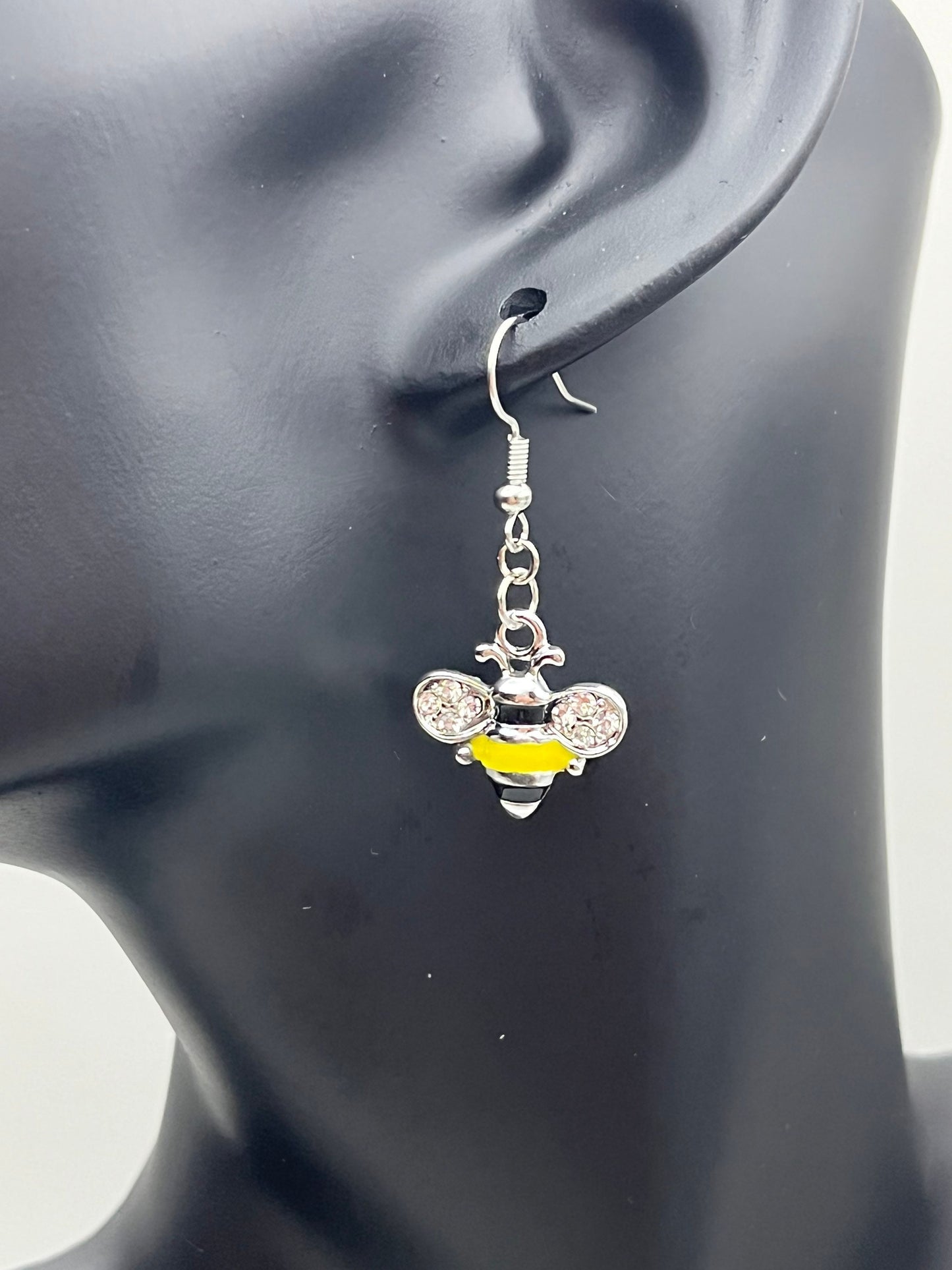 Resin Bee Earrings