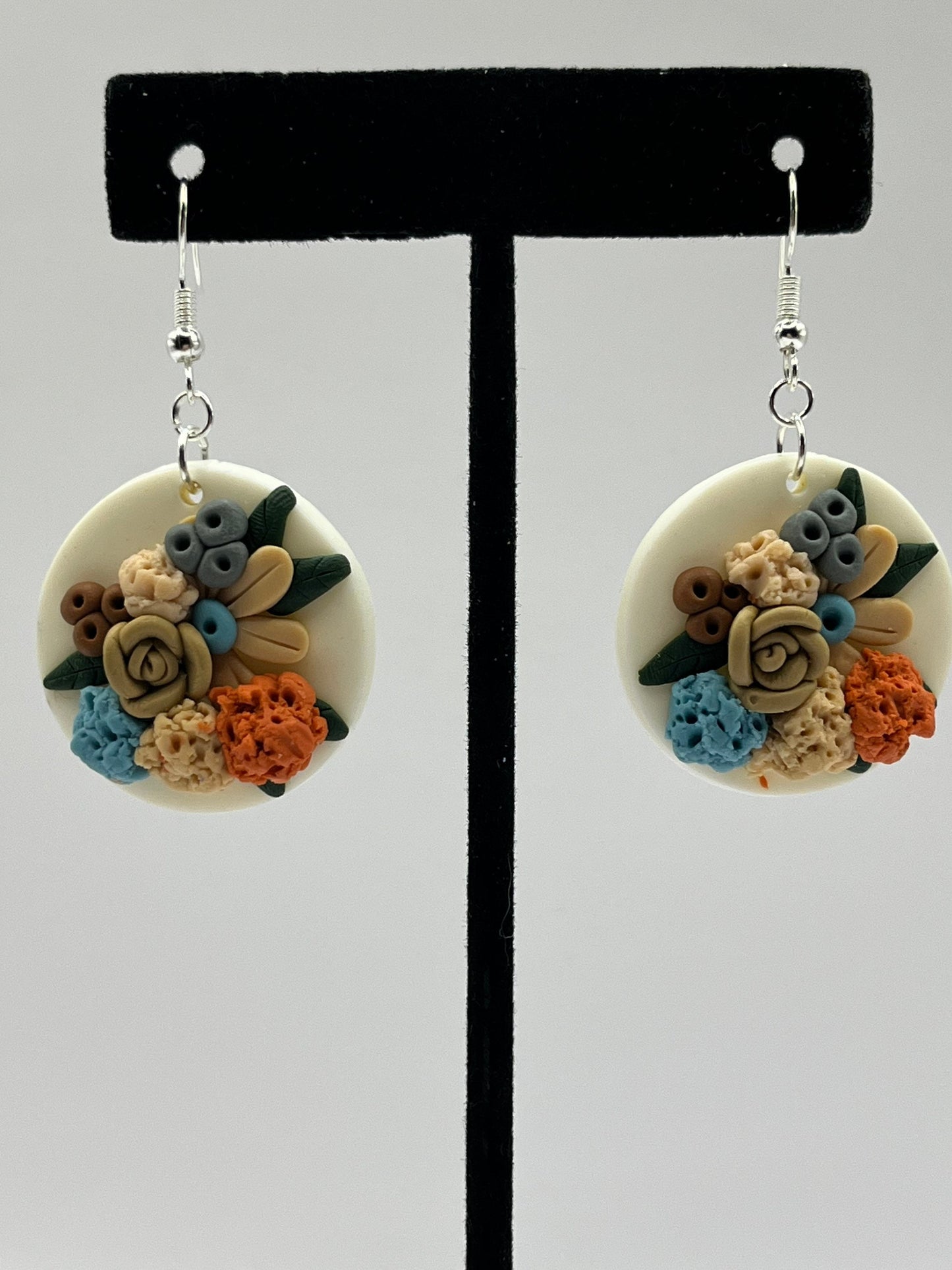 Clay Floral Earrings