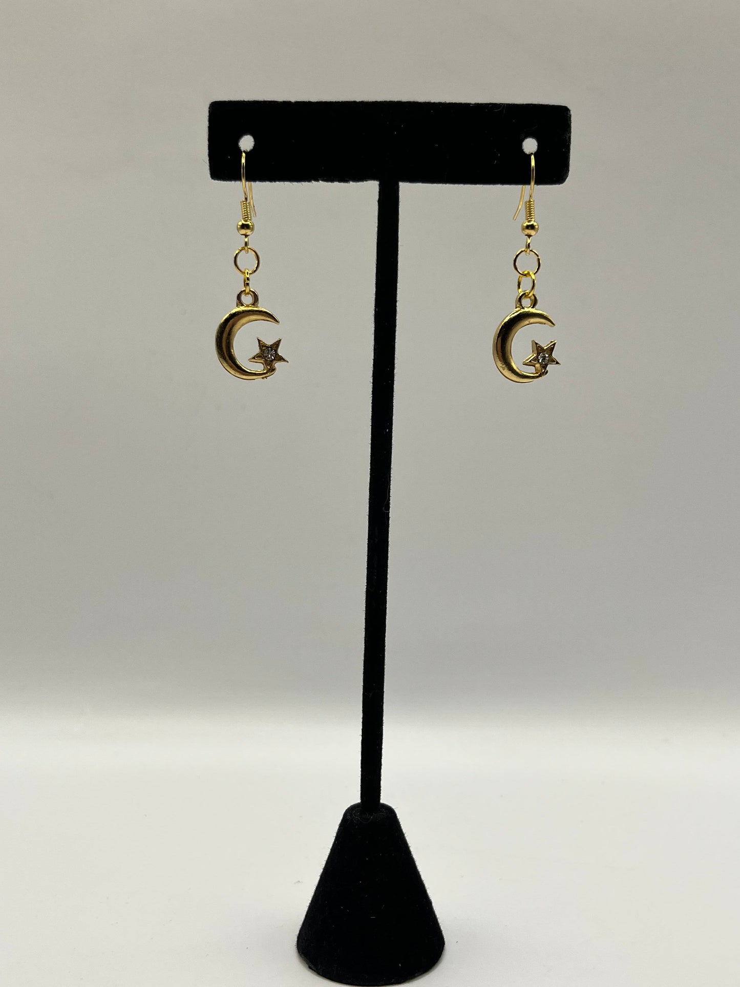 Moon and Star Earrings