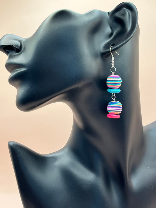Funky Colorful Earrings