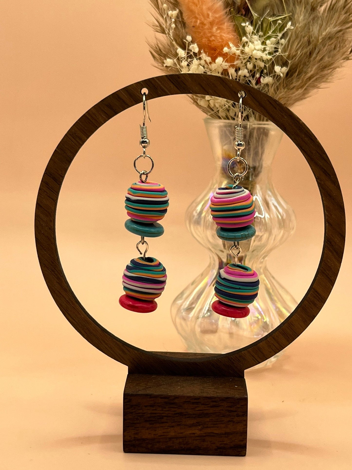 Funky Colorful Earrings